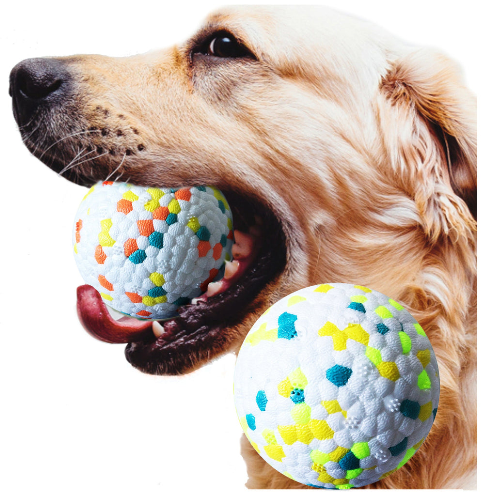 Dog Molar Chew Toy Ball | Bite-Resistant TPU Teeth Cleaning Interactive Play Ball – FurGlow Shop